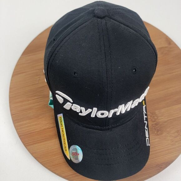 TaylorMade R11 TMax Burner Hat - Black Golf Cap NWD Fits Medium Fitted - Picture 6 of 10